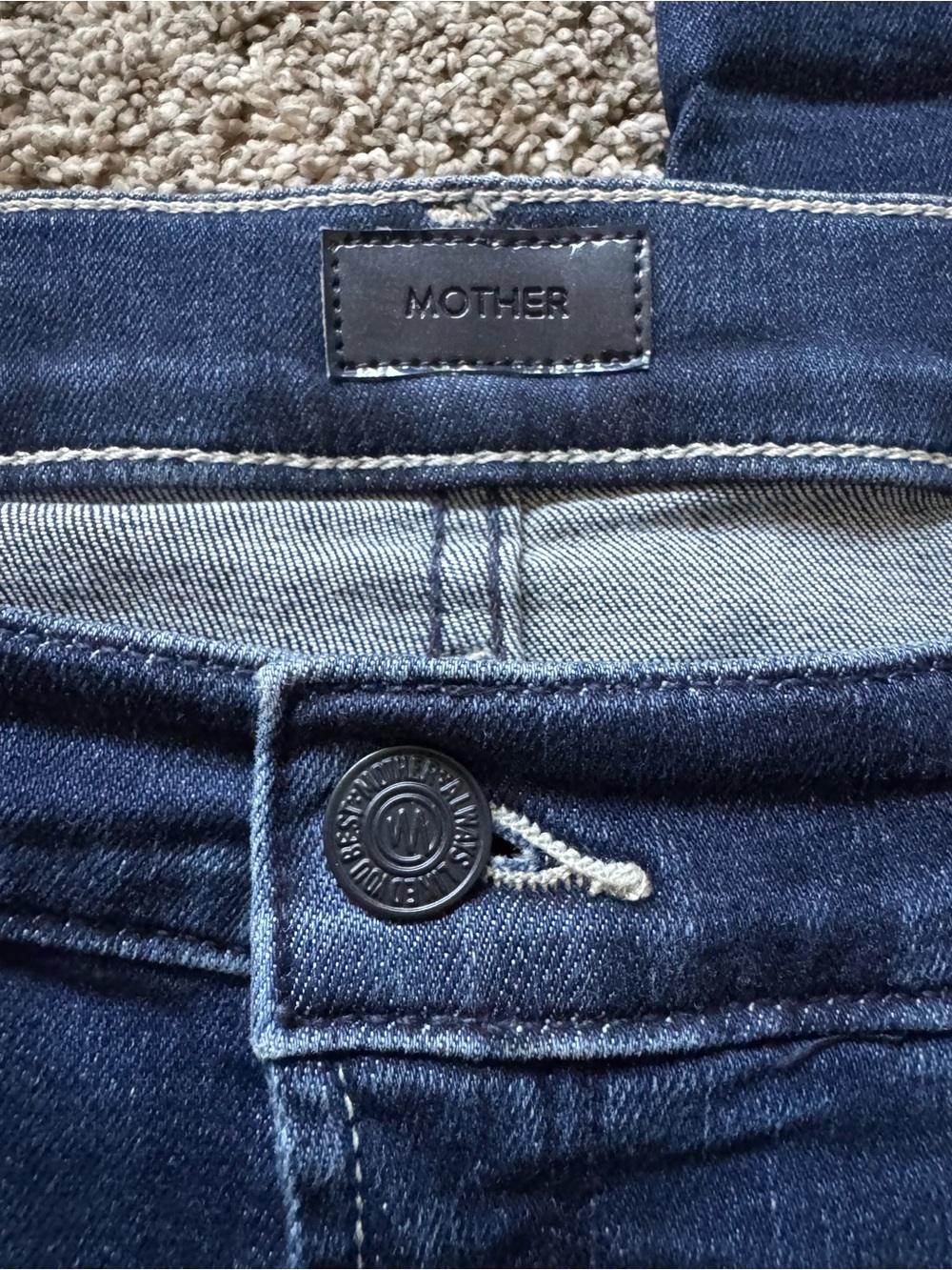 MOTHER Mid-Rise ‘Dazzler’ Ankle Fray Jeans